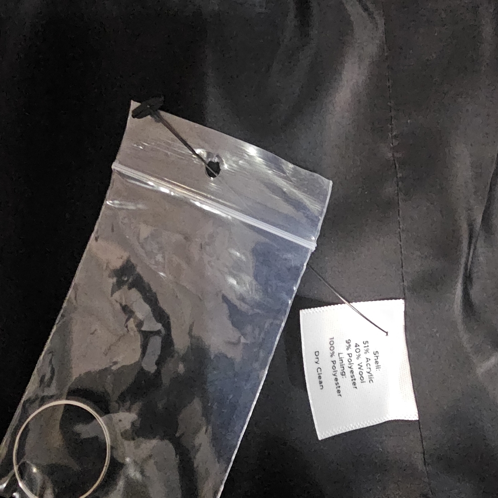 Talbots Black Wool Tweed Jacket - image 5